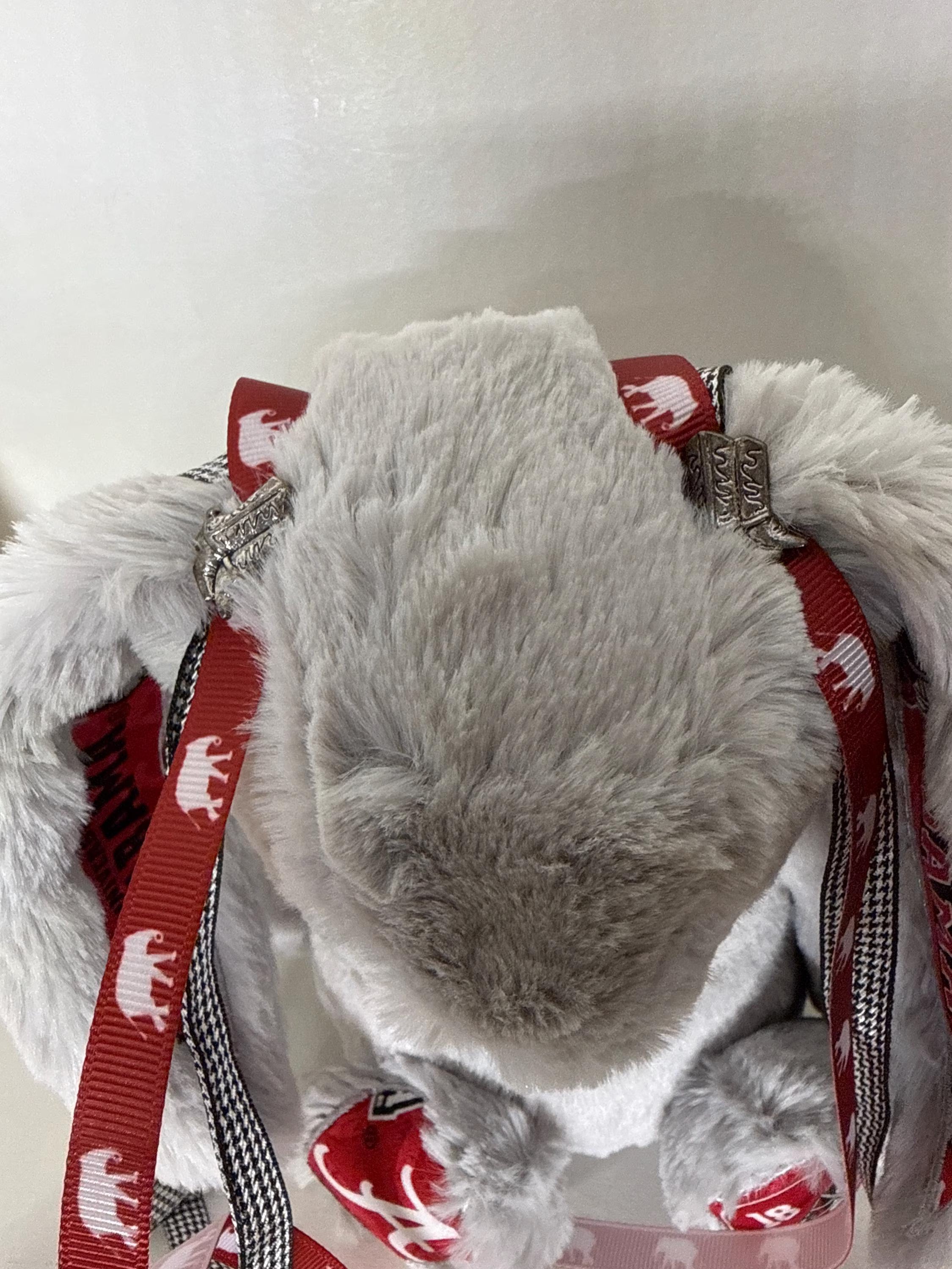Collegiate Keepsake Bunny - The University of Alabama - White or Gray - Medium Bunny