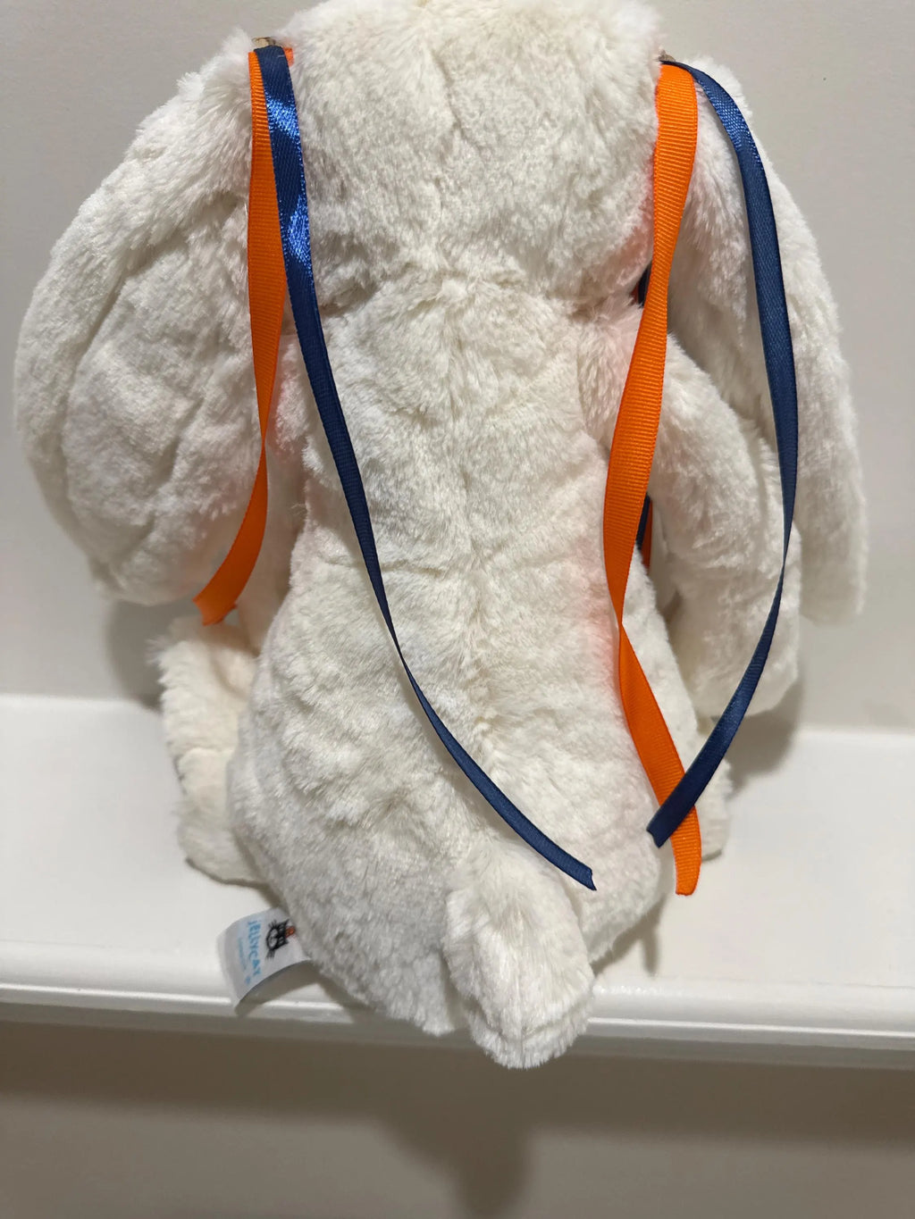 Hand-Customized Collegiate Keepsake Bunny - Auburn University - Large Bunny