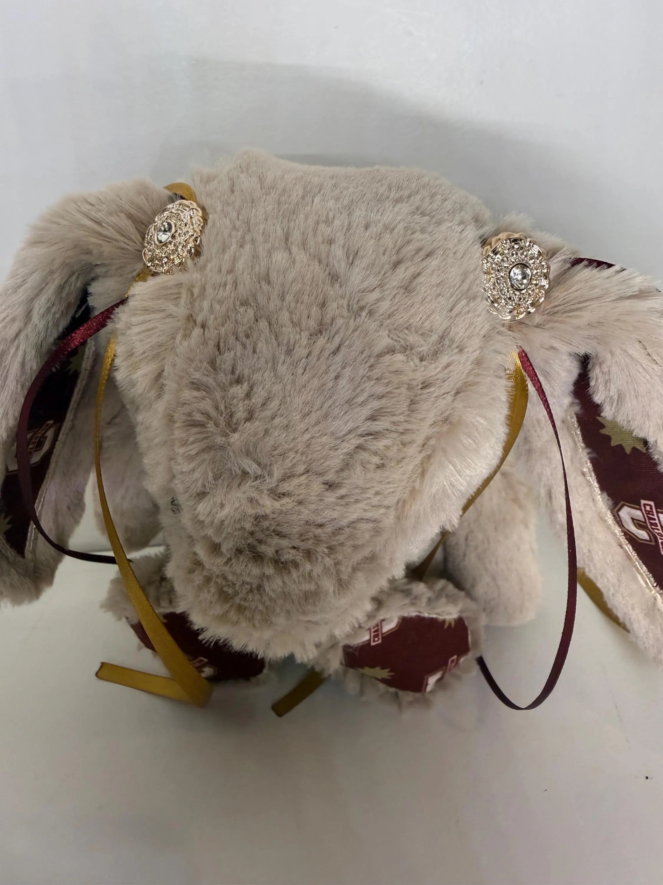 Hand-Customized Collegiate Keepsake Bunny - College of Charleston - Medium