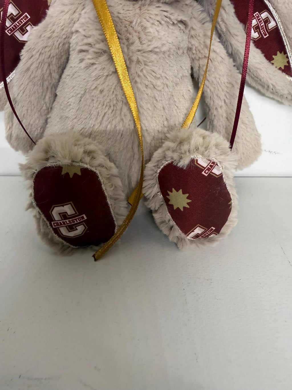 Hand-Customized Collegiate Keepsake Bunny - College of Charleston - Medium