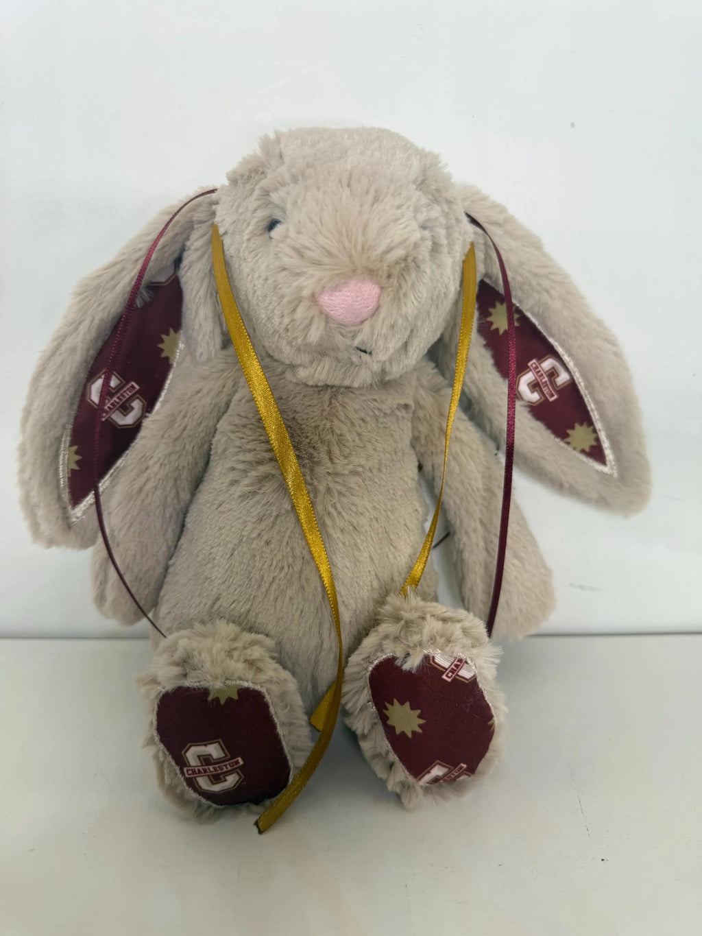 Hand-Customized Collegiate Keepsake Bunny - College of Charleston - Medium