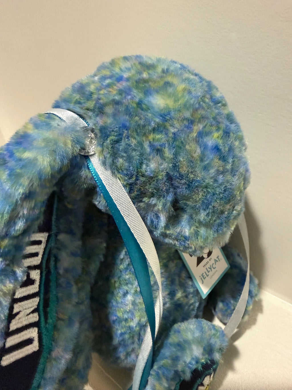 Hand-Customized Collegiate Keepsake Bunny - The University of North Carolina Wilmington UNCW