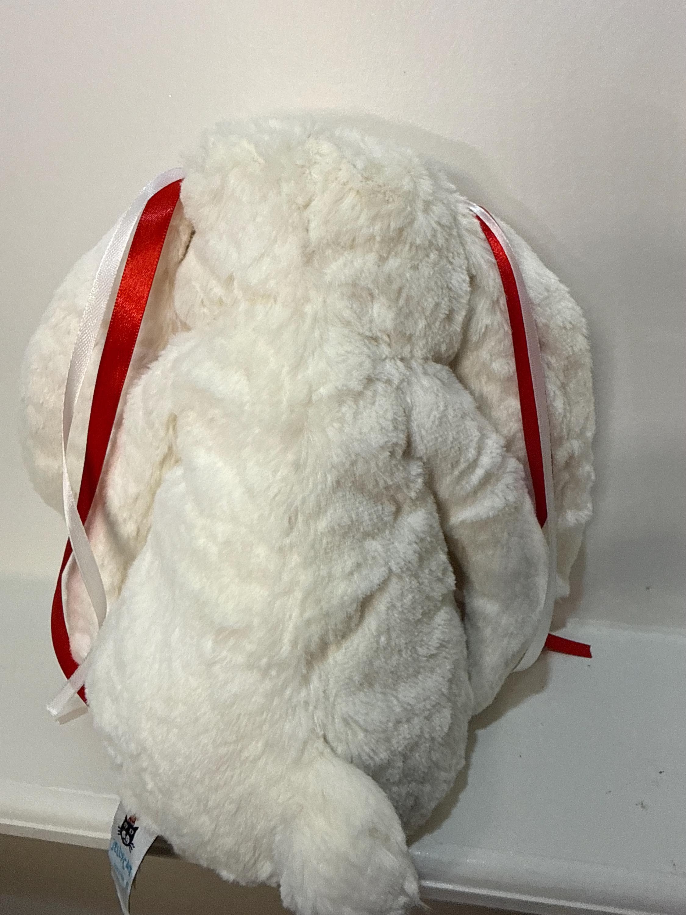 Hand-Customized Collegiate Keepsake Bunny - Florida Atlantic University - Large Bunny