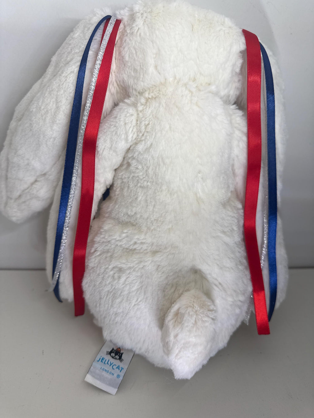 Hand-Customized Collegiate Keepsake Bunny - Florida Atlantic University - Large Bunny