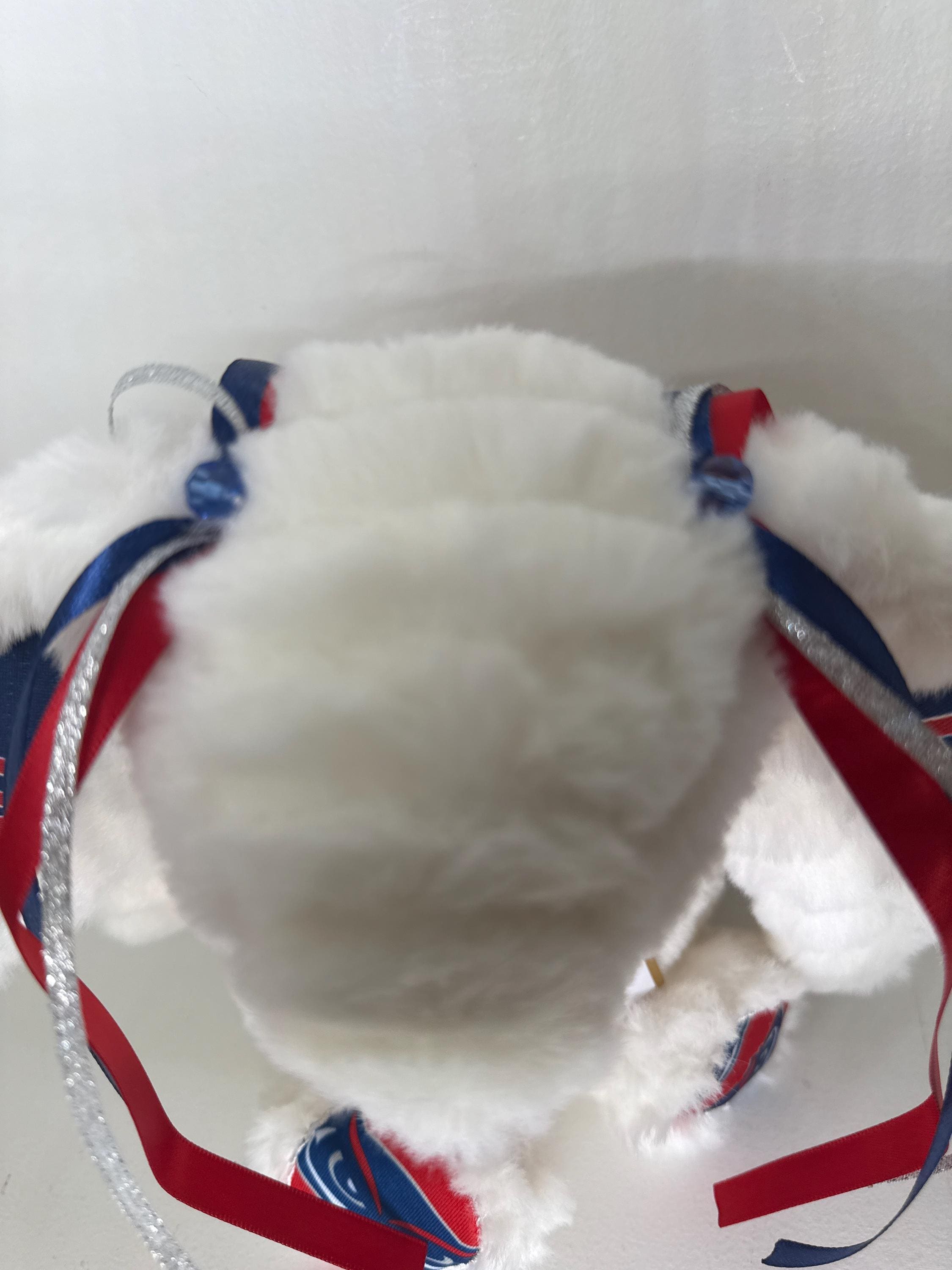 Hand-Customized Collegiate Keepsake Bunny - Florida Atlantic University - Medium Bunny