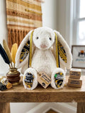 Hand-Customized Collegiate Keepsake Bunny - The University of Iowa - Large Bunny