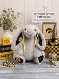 Hand-Customized Collegiate Keepsake Bunny - The University of Iowa - Large Bunny