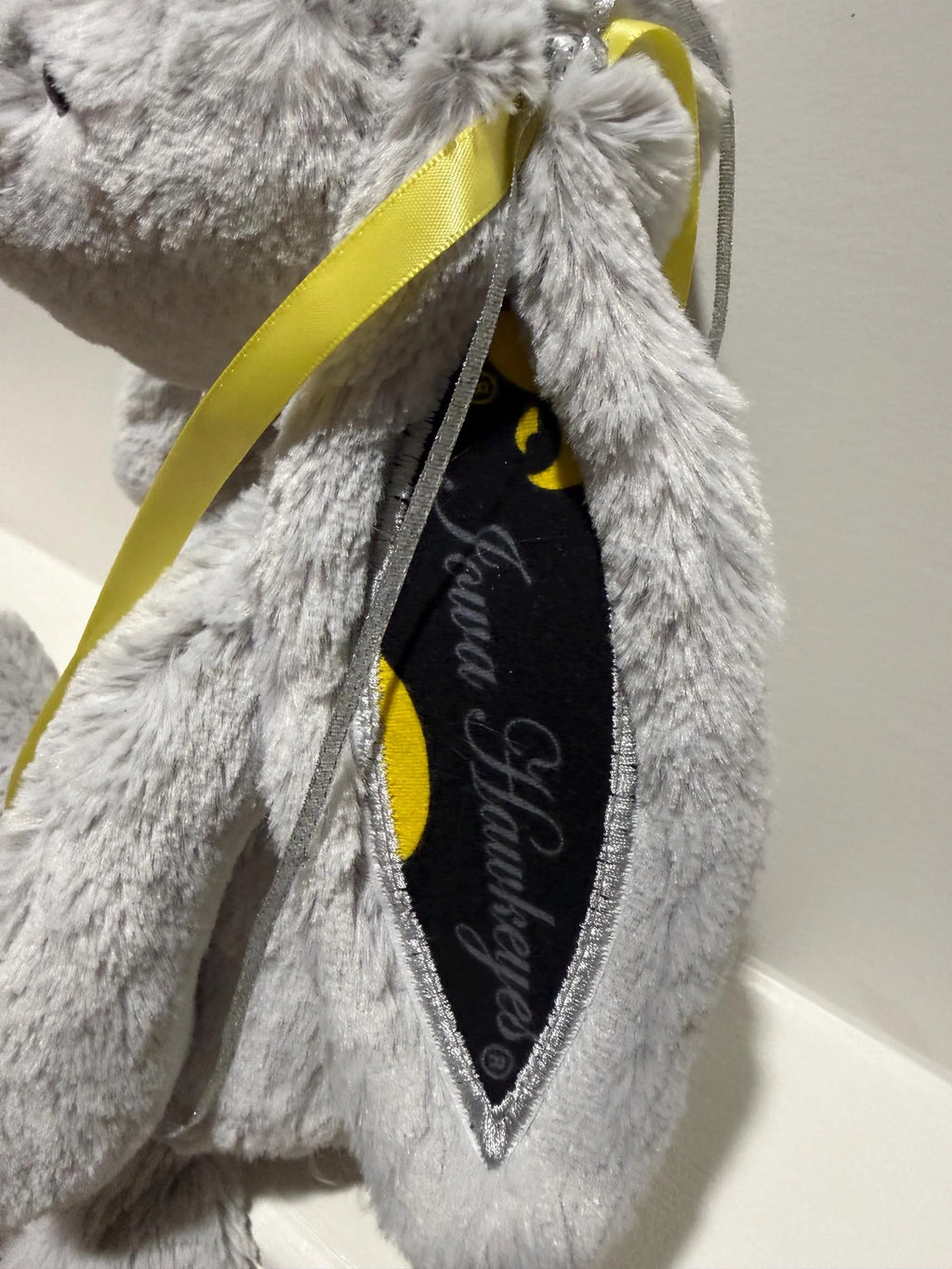 Hand-Customized Collegiate Keepsake Bunny - The University of Iowa - Large Bunny