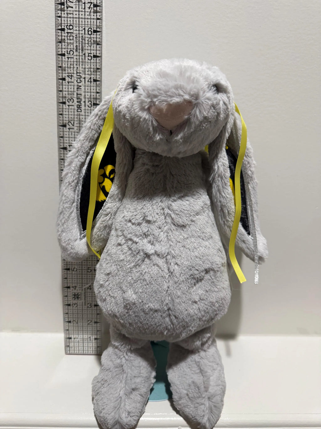 Hand-Customized Collegiate Keepsake Bunny - The University of Iowa - Large Bunny