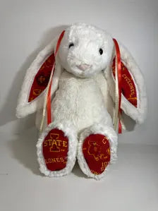 Hand-Customized Collegiate Keepsake Bunny - Iowa State University - Large Bunny
