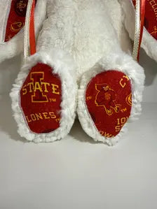 Hand-Customized Collegiate Keepsake Bunny - Iowa State University - Large Bunny