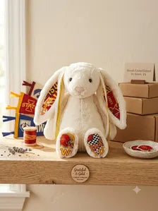Hand-Customized Collegiate Keepsake Bunny - Iowa State University - Large Bunny