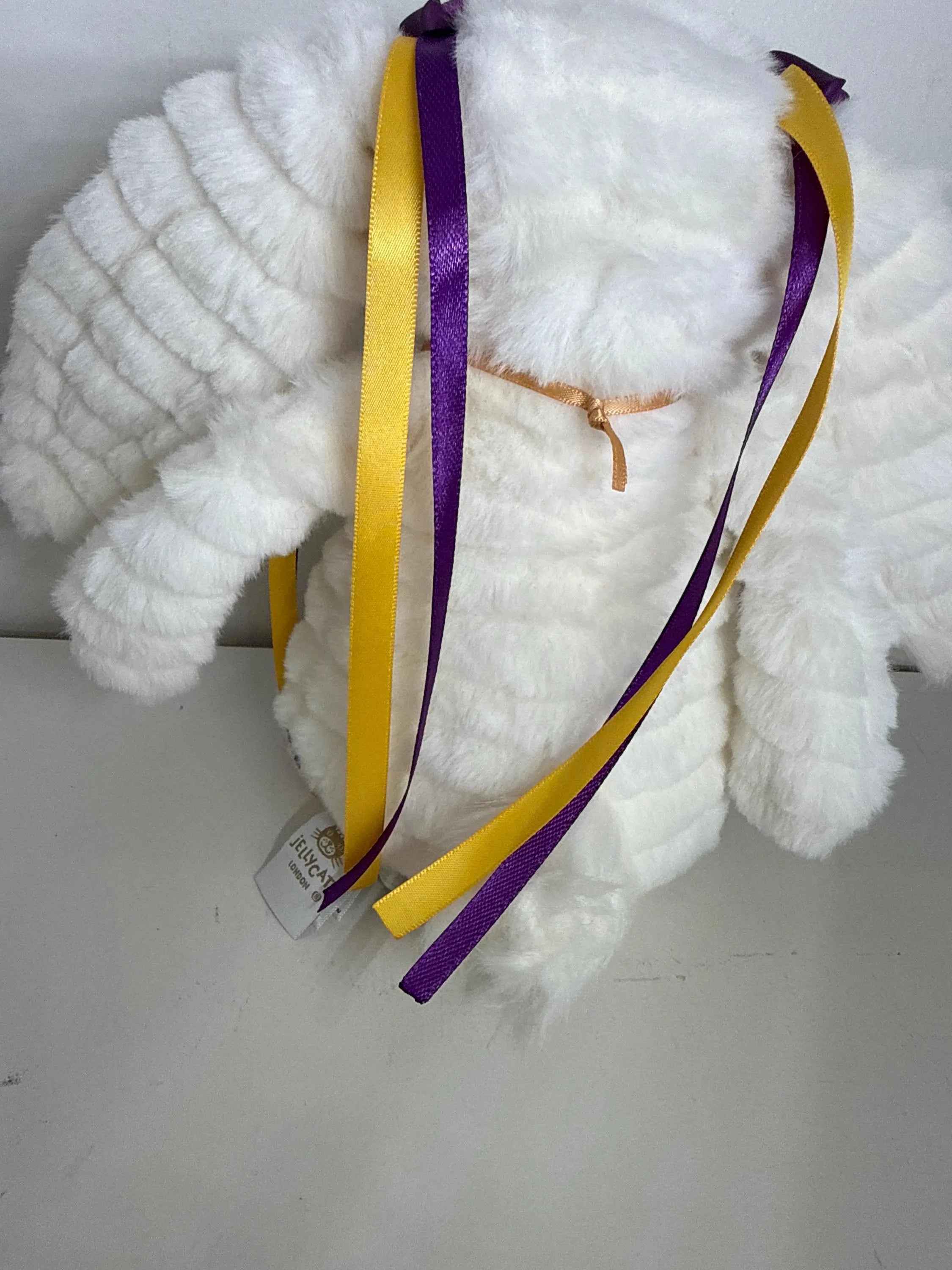 Hand-Customized Collegiate Keepsake Bunny - Louisiana State University LSU