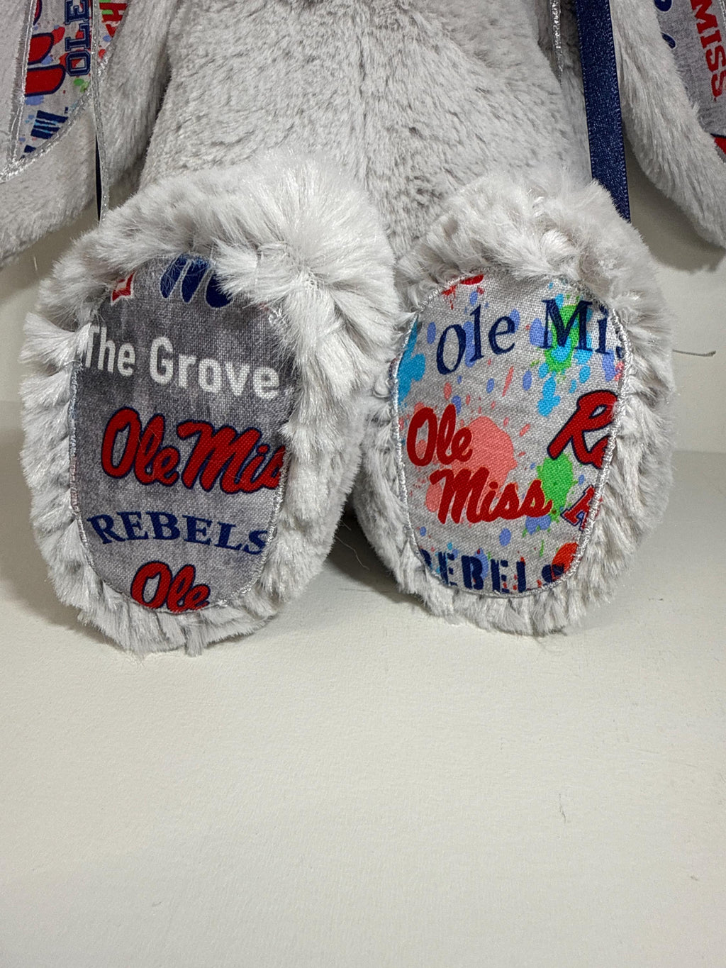 Hand-Customized Collegiate Keepsake Bunny Ole Miss - Large Bunny