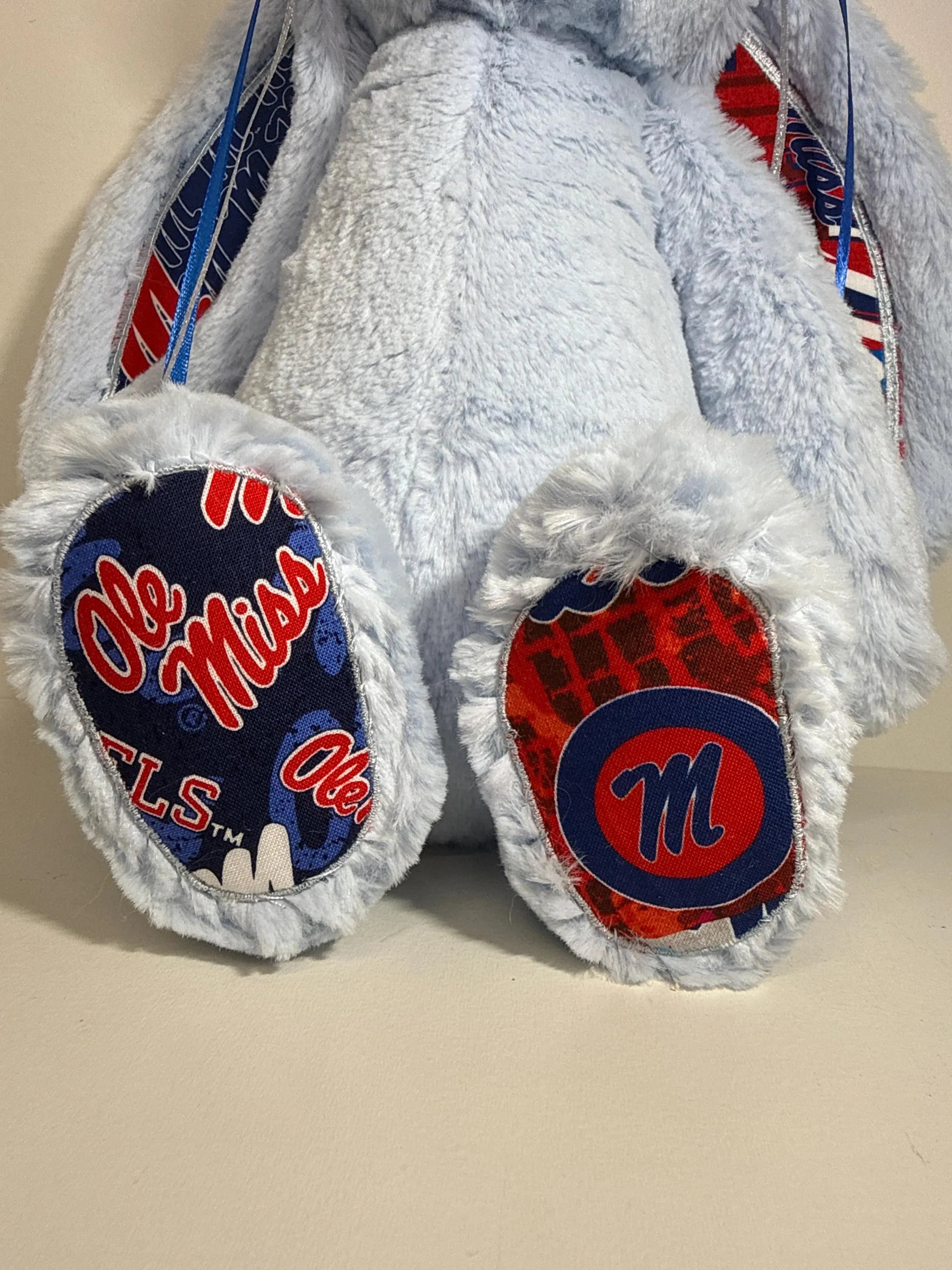 Hand-Customized Collegiate Keepsake Bunny Ole Miss - Large Bunny