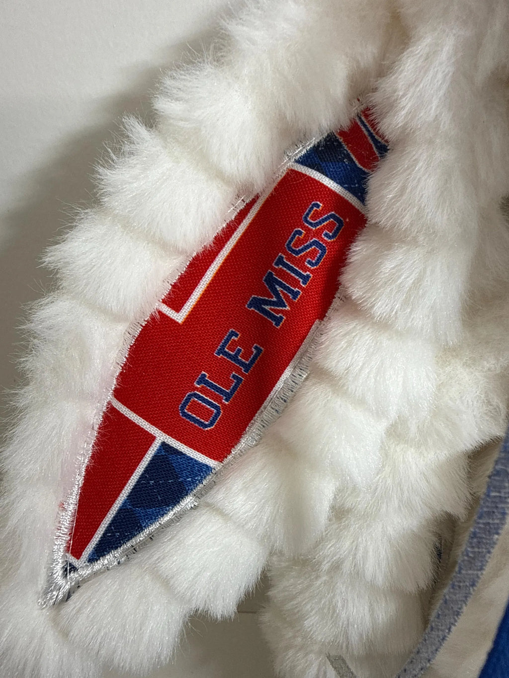 Hand-Customized Collegiate Keepsake Bunny - Ole Miss - Medium Bunny