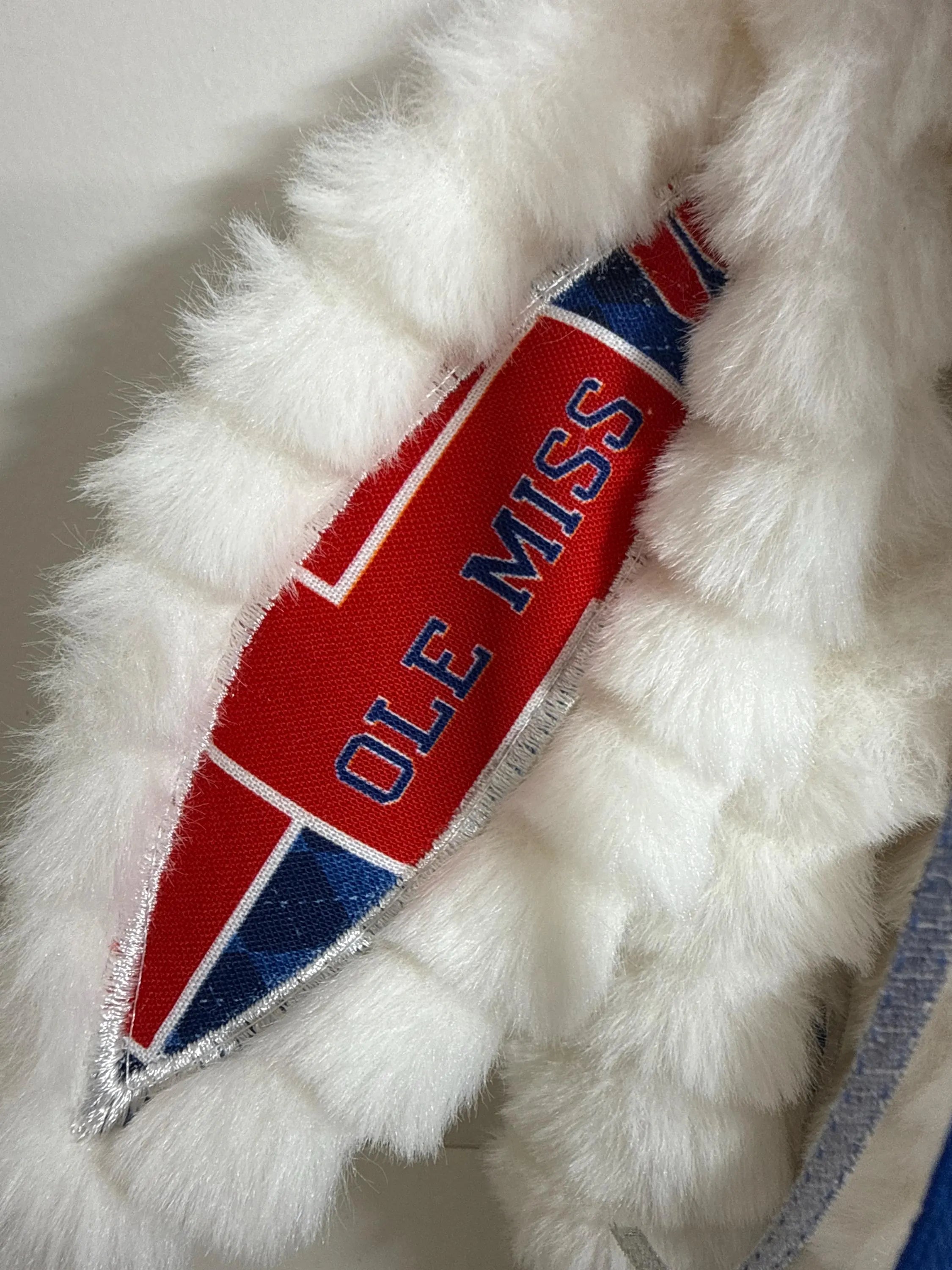 Hand-Customized Collegiate Keepsake Bunny - Ole Miss - Medium Bunny