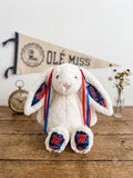 Hand-Customized Collegiate Keepsake Bunny - Ole Miss