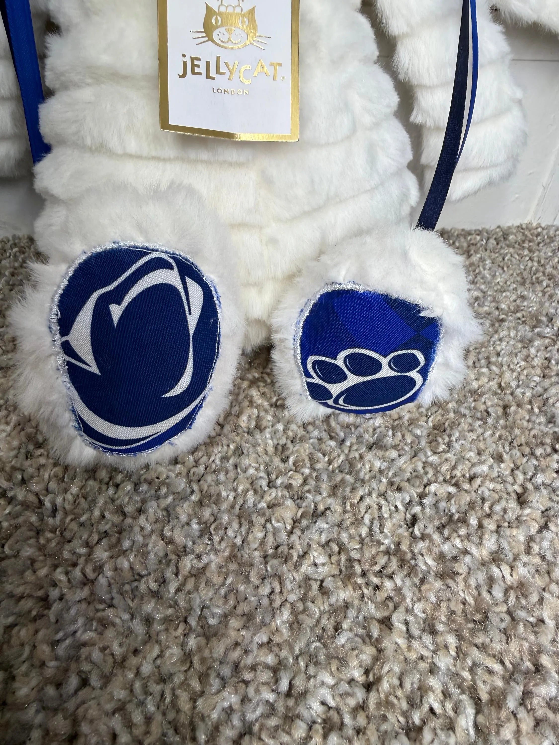 Hand-Customized Collegiate Keepsake Bunny - Penn State