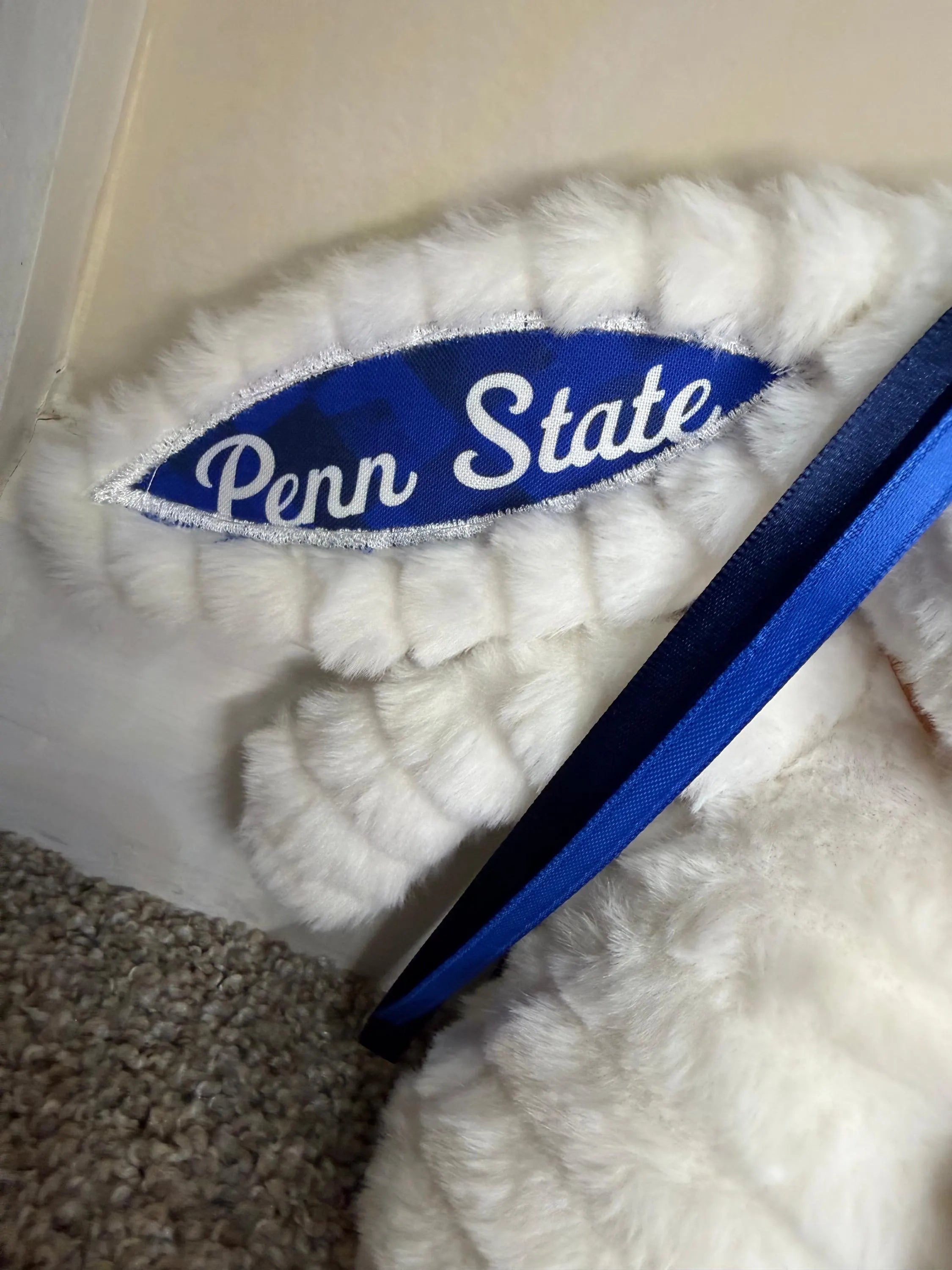 Hand-Customized Collegiate Keepsake Bunny - Penn State