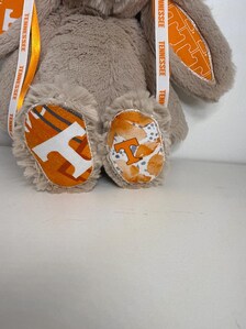 Hand-Customized Collegiate Keepsake Bunny - The University of Tennessee - Medium Bunny