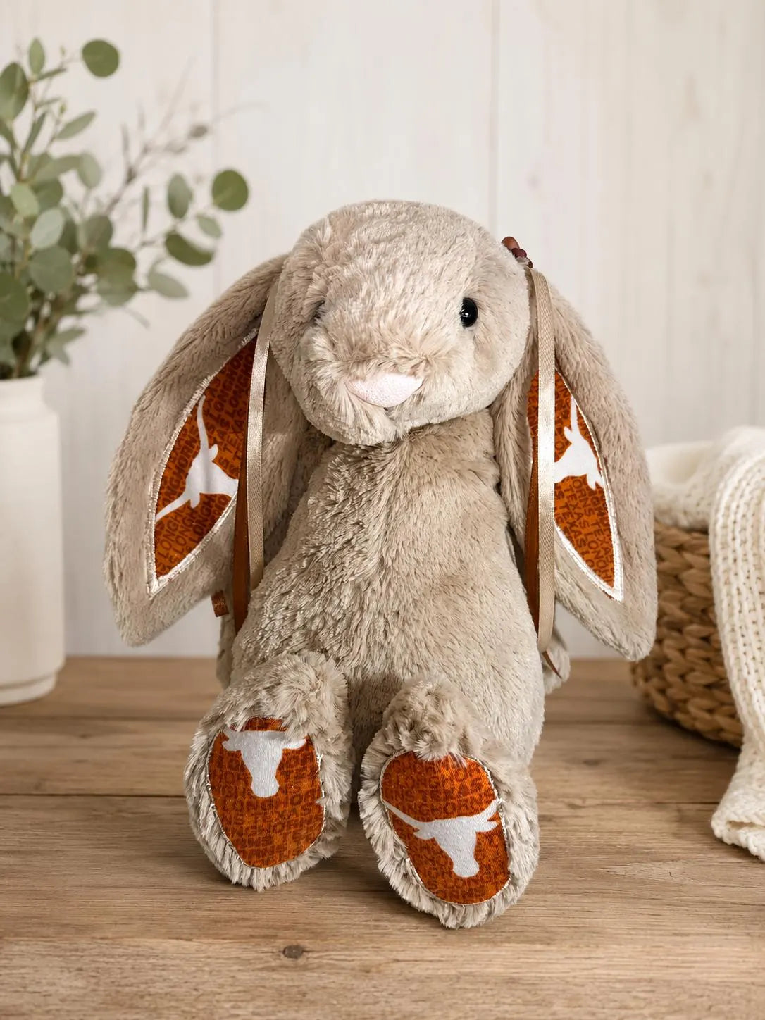 Collegiate Keepsake Large Bunny - The University of Texas Longhorns