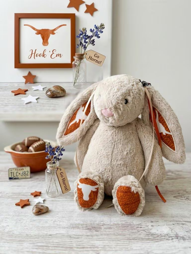 Collegiate Keepsake Medium Bunny - The University of Texas Longhorns
