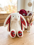 Hand-Customized Collegiate Keepsake Medium Bunny - The University of Georgia - UGA