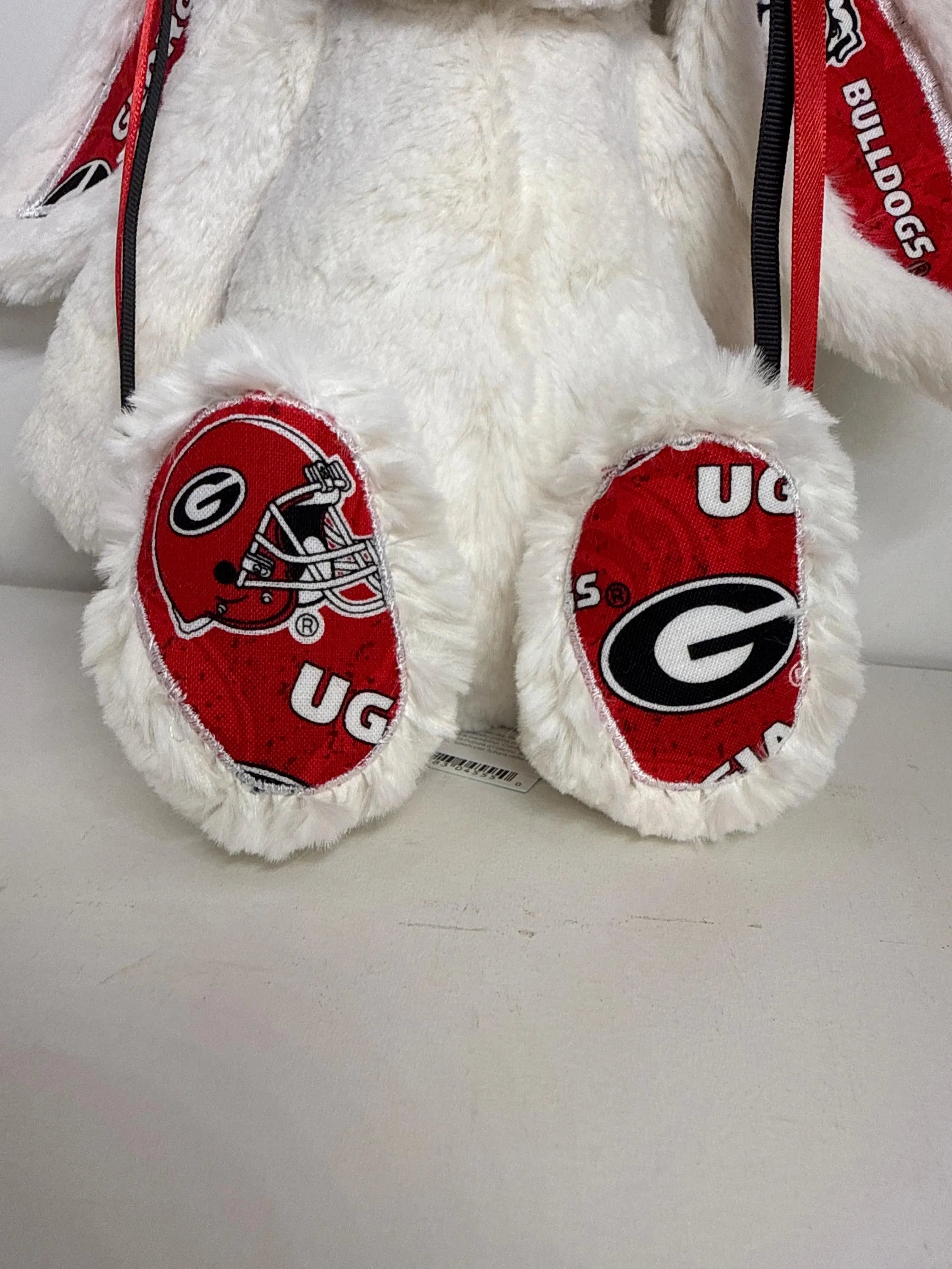 Hand-Customized Collegiate Keepsake Medium Bunny - The University of Georgia - UGA