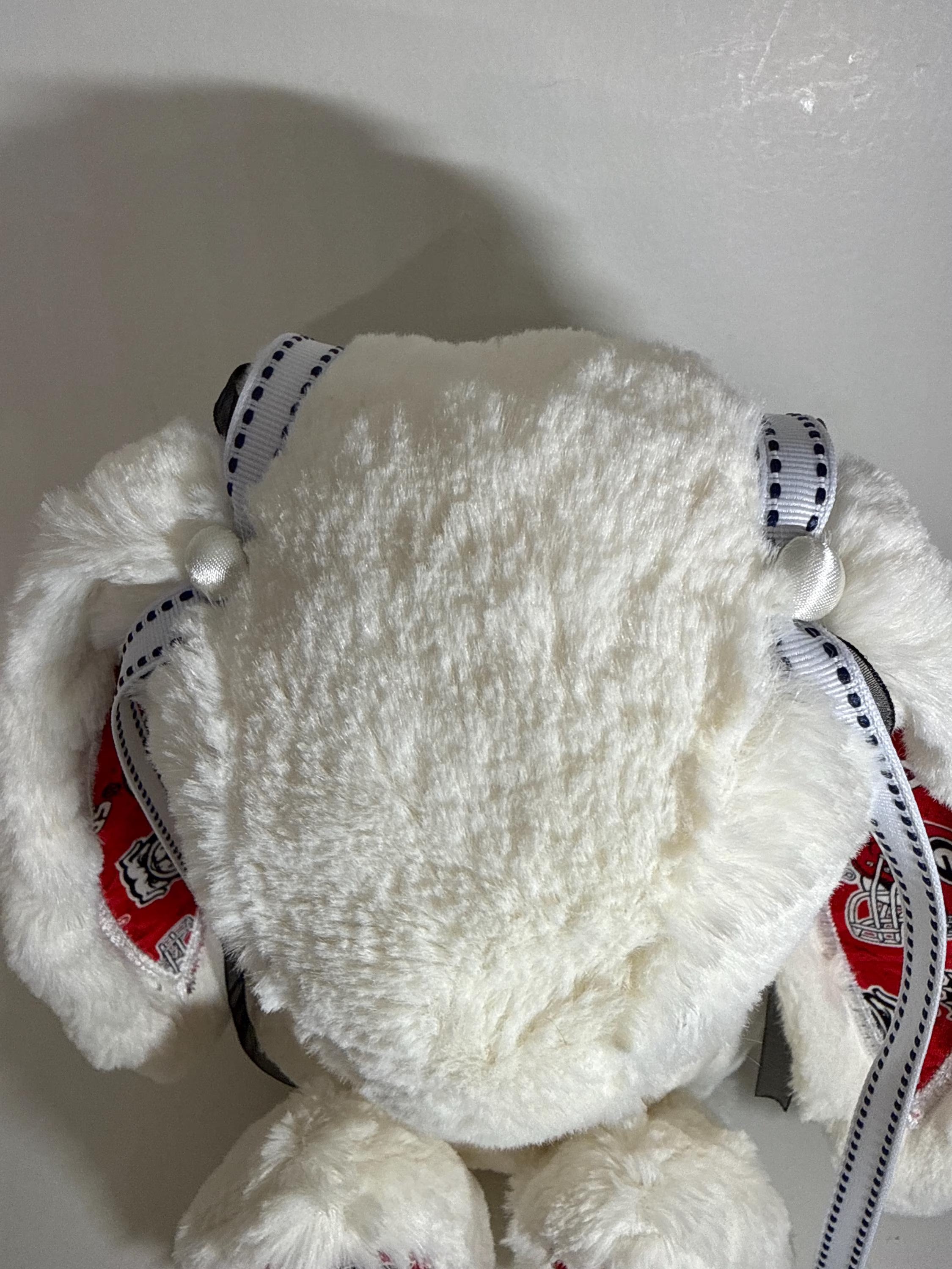 Hand-Customized Collegiate Keepsake Large Bunny - The University of Georgia - UGA