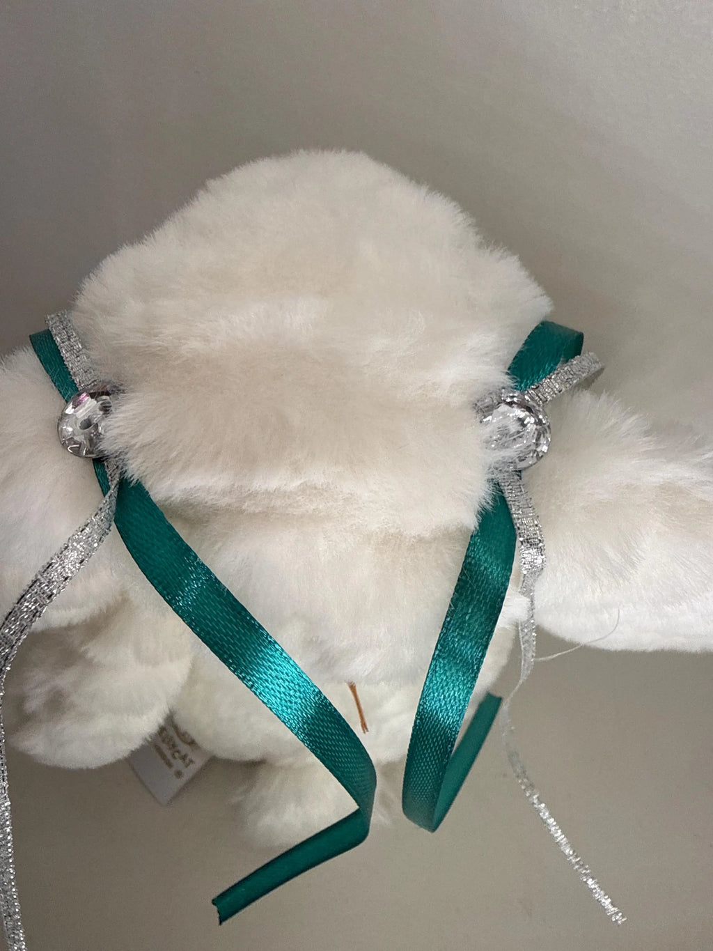 Hand-Customized Collegiate Keepsake Bunny - The University of North Carolina Wilmington UNCW