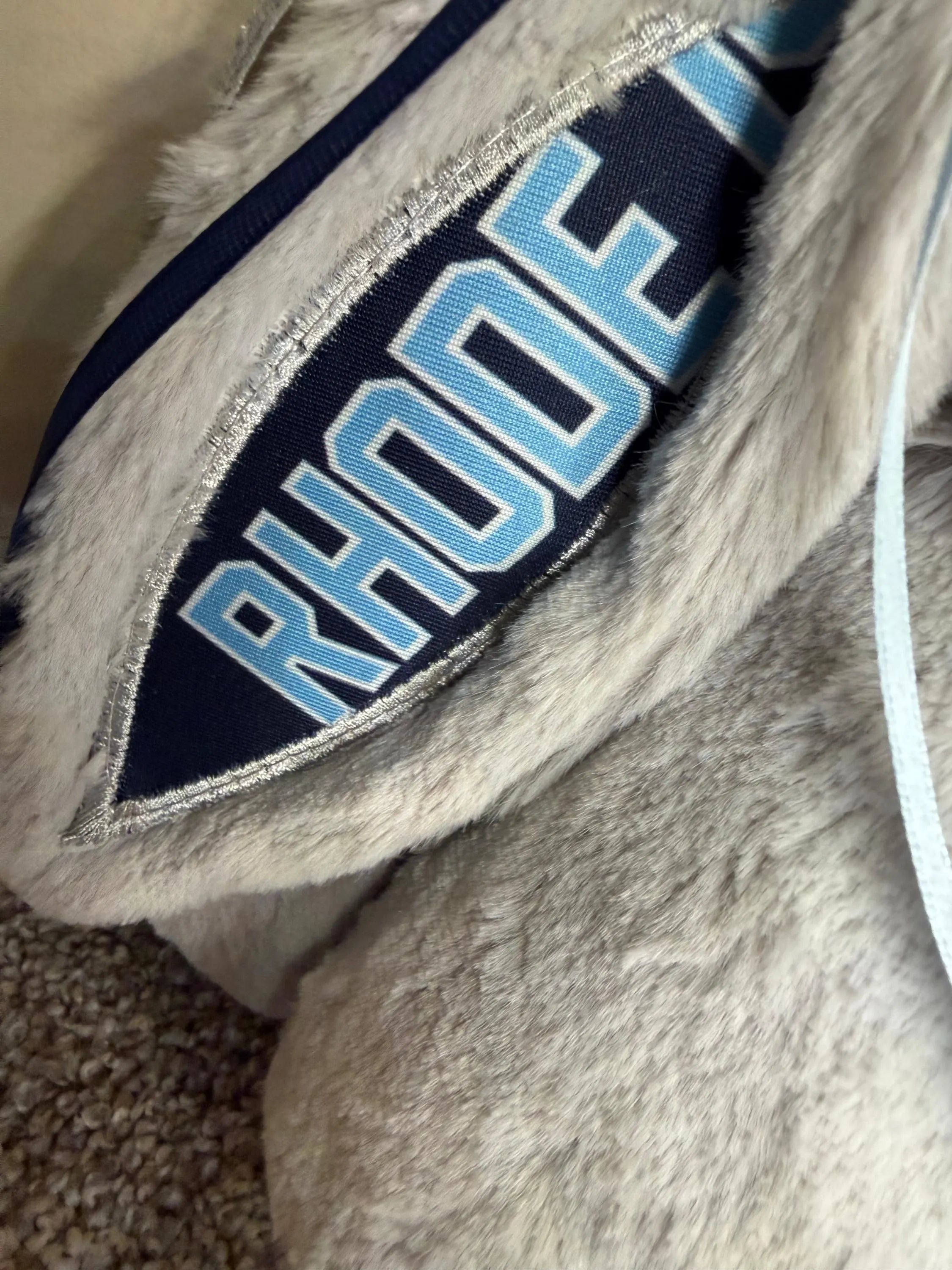 Collegiate Keepsake Large Bunny - The University of Rhode Island - URI