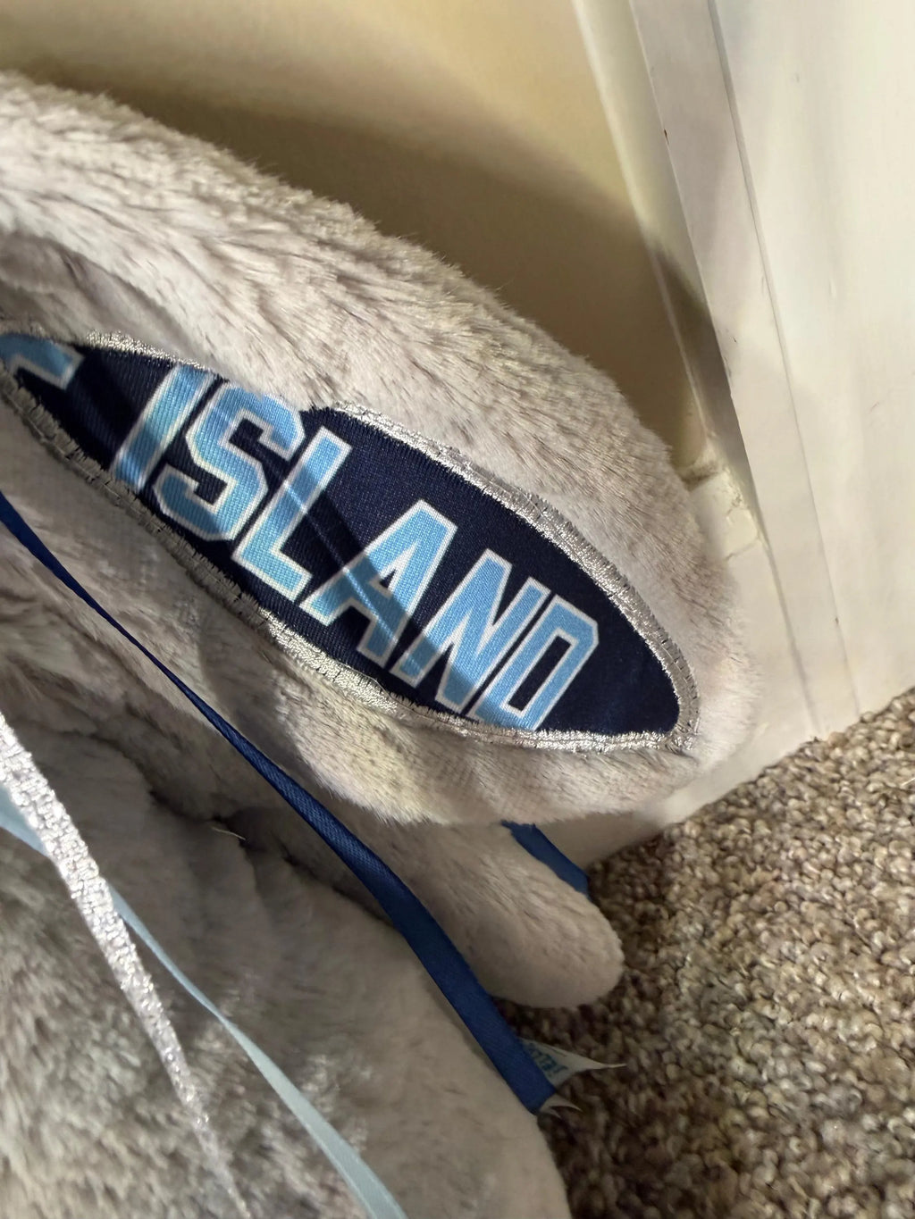 Collegiate Keepsake Large Bunny - The University of Rhode Island - URI