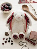 Hand-Customized Collegiate Keepsake Bunny - The University of South Carolina - Large Bunny