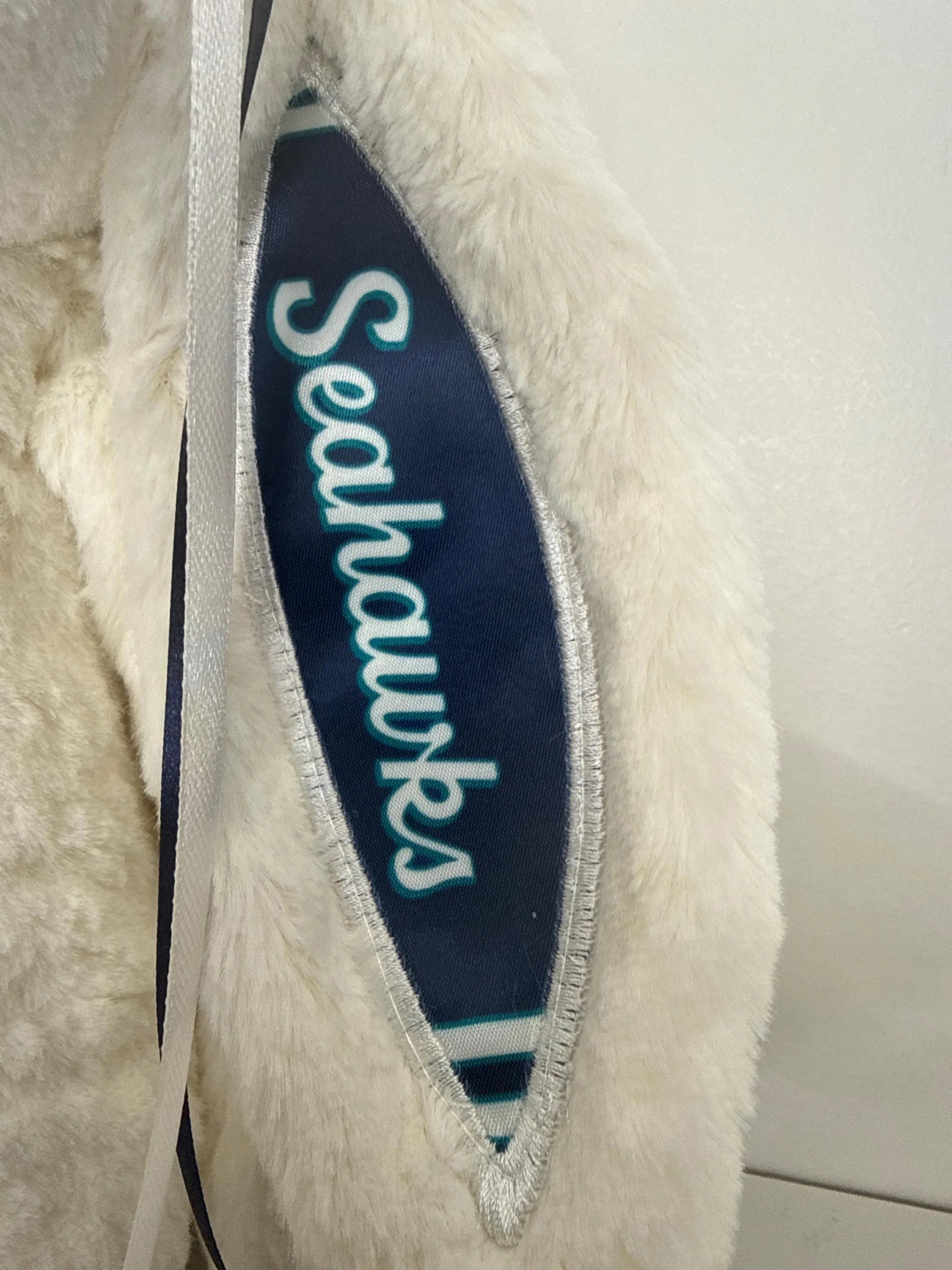 Hand-Customized Collegiate Keepsake Bunny UNCW - Large Bunny
