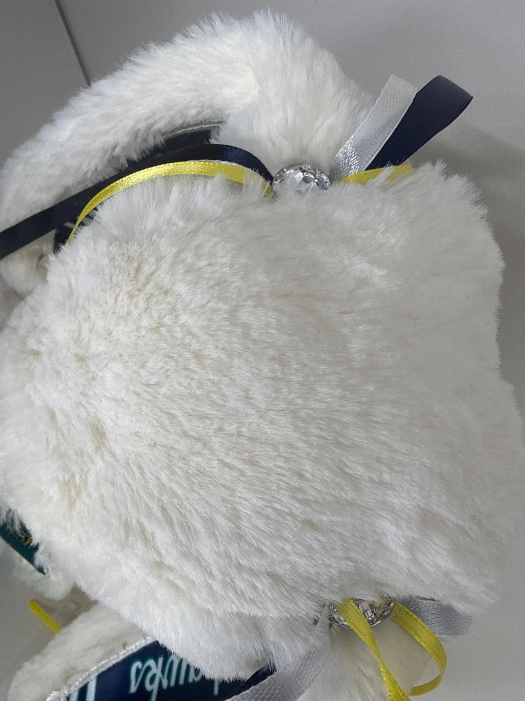 Hand-Customized Collegiate Keepsake Bunny UNCW - Large Bunny